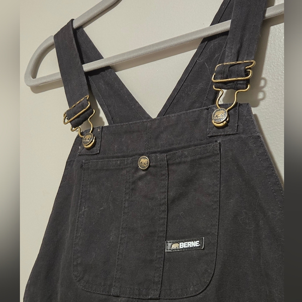 BERNE WOMEN’S DUCK BIB OVERALLS — SIZE 18